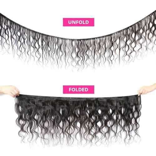 Human Hair Bundles Body Wave 100% Unprocessed Brazilian Virgin Human Hair Quick Weave Body Wave Hair Extensions for Black Women Natural Color 3 Bundles 18 18 18 Inch