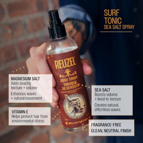 REUZEL Surf Tonic Sea Salt Spray 12 fl oz | Texturizing Spray