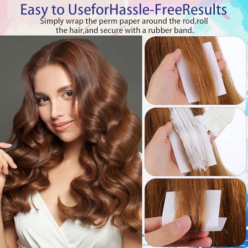 Hair Perm Paper 400 Sheets - Disposable Curling Tissue for Salon & Home