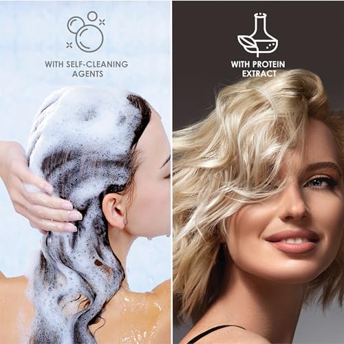 BOXY COLOR Coloring kit professional, permanent color cream hair dye with Vegetal Protein to get Hair with intense color shiny and silky. 100% Gray Coverage. (12.8 Ultra Light Special Ash Blonde)