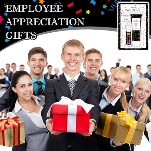 30 Pack Employee Appreciation Lip Balm Hand Cream Gift Bulk Staff Employee Appreciation Team Thank You Gift You're Awesome New Year Thank You Party Supplies for Coworkers Women Men Volunteer