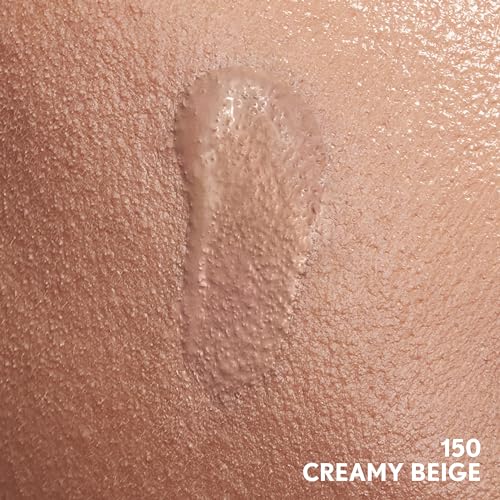 COVERGIRL Clean Invisible Foundation Makeup, Dewy & Glowy Natural Finish, Buildable Coverage, Skin-Like Smooth Look, Vegan, Creamy Beige, 1oz (Pack of 2)