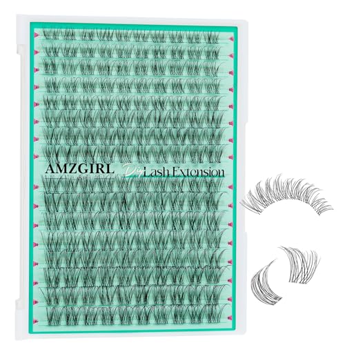 Lash Clusters 160PCS D Curl 8-16mm Invisible Band Eyelashes