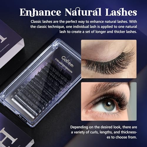 Eyelash Extension Volume Lashes Mixed Tray 9-15mm D Curl