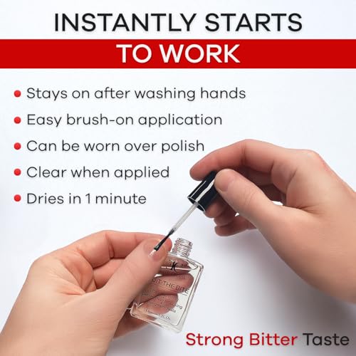 Ellie Chase Anti-Nail Biting Deterrent Polish - Extra Bitter, 0.5 oz