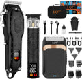 Men's Hair Clipper & Beard Trimmer Set - Professional Cordless Grooming Kit