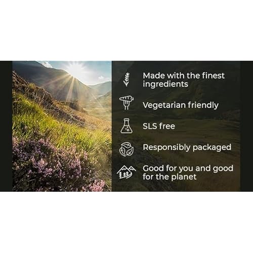 The Highland Soap Company Hand Care Gift Set, Organic Hand Wash & Lotion Set (Hebridean Seaweed)