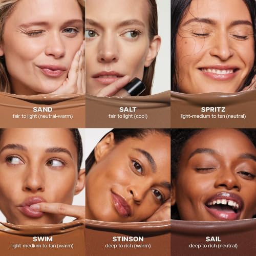 Saie Dew Bronze Hydrating Liquid Bronzer Stick, Sand