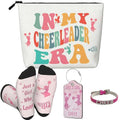 Cheerleading Makeup Bag for Women - Cheer Variation - Cosmetic & Travel Organizer