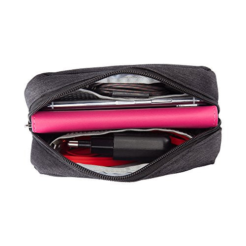 Small Makeup Pouch Organizer Bag 4x6 inch Black