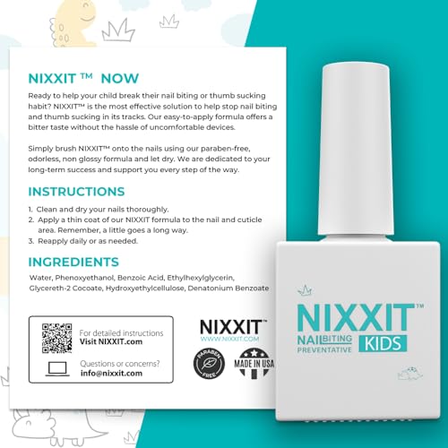 Nixxit Nail Biting Treatment for Kids - No Bite Deterrent