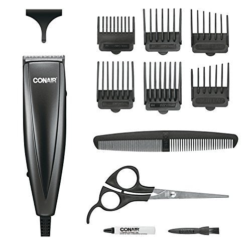 ConairMAN Simple Cut 12-Piece Home Hair Clipper Kit