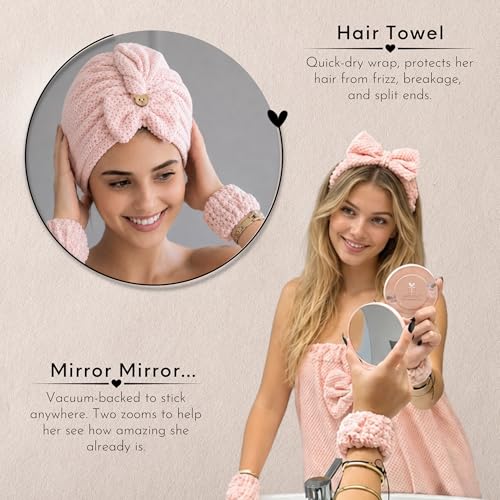 Power Shower Gift Set for Teen Girls | Bath Accessories & Towels