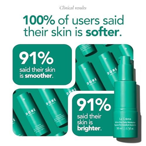 Dor? - La Cr?me All-In-One Daily Moisturizer | Hydrating Face Moisturizer for Sensitive Skin | Barrier Repair Ultra Moisturizing Cream for Dry Skin | Facial Lotion for Women & Men (1.7 fl oz | 50 ml)