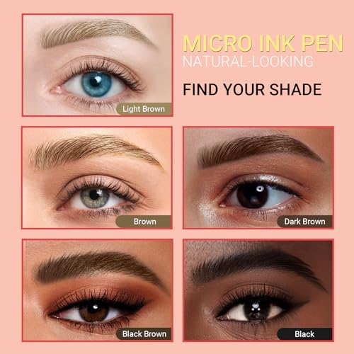 Microblading Eyebrow Pen 2-in-1 Dual-Ended Brown