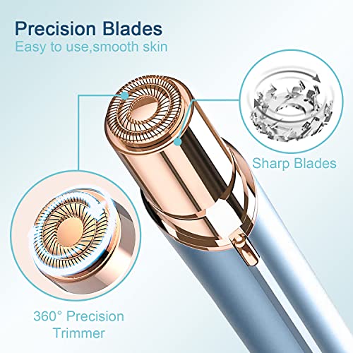 Generation 2 Hair Removal Replacement Heads Pack - 6 Hypoallergenic Heads for Flawless Device