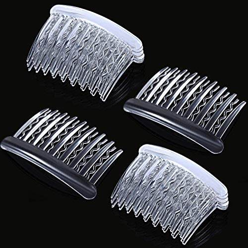 French Side Hair Combs 12 Pack - Plastic Hair Clips