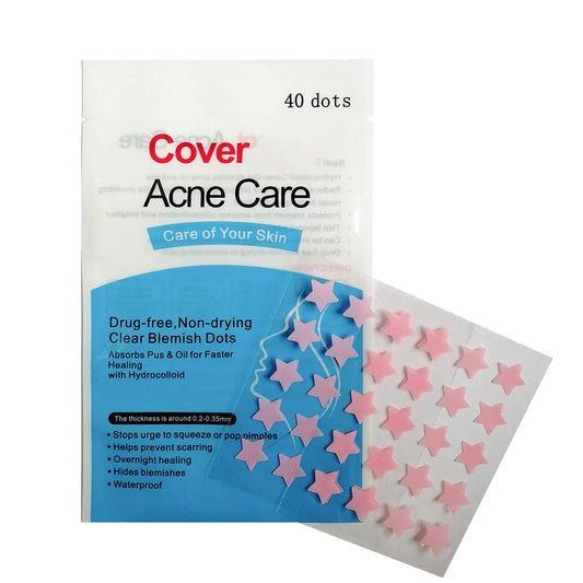 AGRCARE Hydrocolloid Acne Pimple Patch for Face, Zit Patch, Acne Dots, Clear Acne Stickers