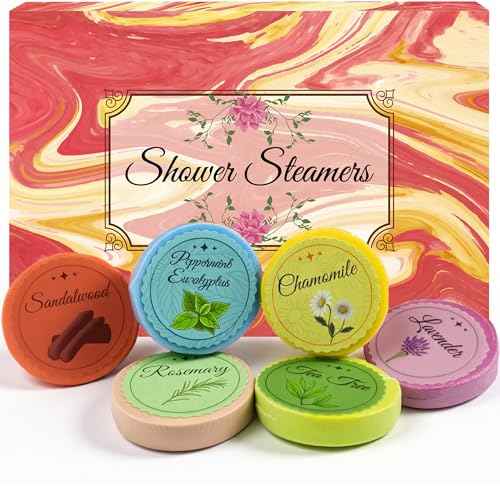 Stocking Stuffers for Teen Girls - Shower Steamers Aromatherapy | White Elephant Gifts for Adults - Christmas Gifts for Women Men Wife - Birthday Gift for Mom Girls | Self Care Relaxation Essential