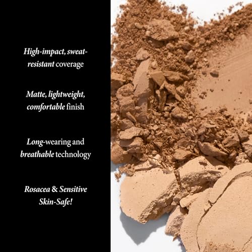 LAURA GELLER NEW YORK Baked Double Take Powder Foundation - Sand - Buildable Medium to Full Coverage - Matte Finish