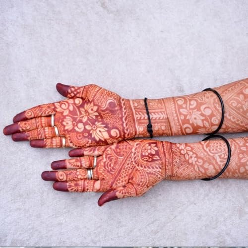 Henna Tattoo Stencils - 12 Sheet Kit with Glitter & Airbrush Templates