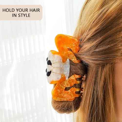 Crab Hair Clips, fun Hair Clips for women Girls, cute beach claw clips Acetate Marine Hair Accessories Gift