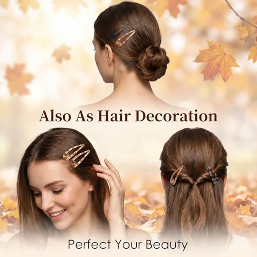 20-Pack Metal No-Slip Mini Hair Clips for Women & Girls - Matte Finish, 1.89 Inch