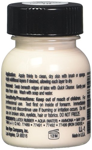 Ben Nye Liquid Latex 1oz - Professional Makeup & Prosthetics