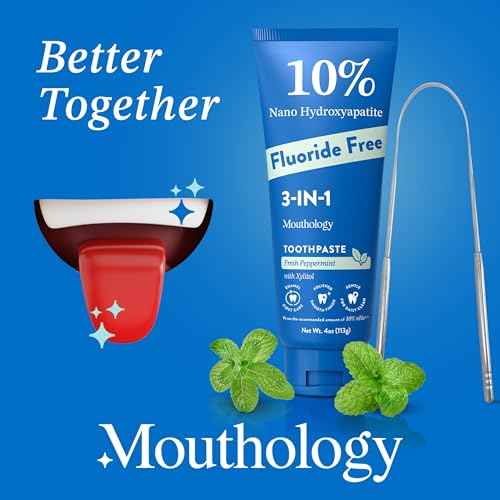 Mouthology Tongue Scraper (2 Pack), Reduce Bad Breath (Travel Cases Included), Stainless Steel Tongue Cleaners, Metal Tongue Scraper, Tongue Scraper for Adults - Fresher Breath in Seconds