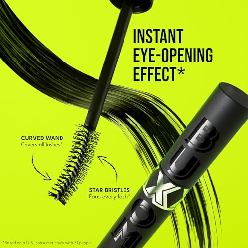 BUXOM Lash Xtension Lift Mascara, Tubing Mascara with 24HR Curl Hold & Star-Fibered Brush for Lift, Length, Volume & Smudge-Proof Wear