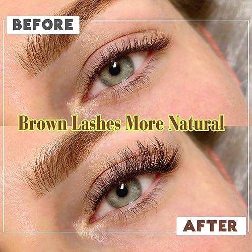Brown Lashes Natural Look False Eyelashes 8 Pairs