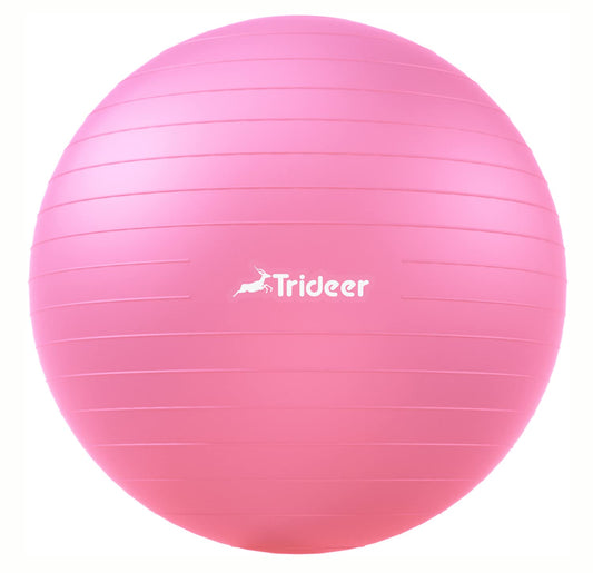 Trideer Yoga Ball Exercise Ball for Working Out, 5 Sizes Gym Ball, Birthing ball for Pregnancy, Swiss Ball for Physical Therapy, Balance, Stability, Fitness, Office Ball Chair, Quick Pump Included