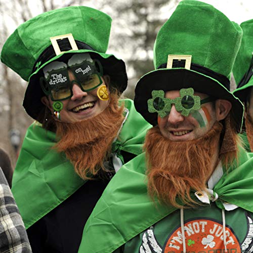 St. Patrick's Day Shamrock Temporary Tattoos, Waterproof Body Face Stickers Party Favors 144 PCS
