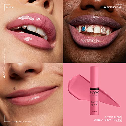 NYX Butter Gloss Lip Gloss 2-Pack - Angel Food Cake & Strawberry Cheesecake