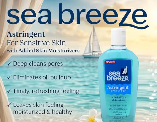 Seabreeze Fresh-Clean Astringent for Sensitive Skin 10 fl oz (295 ml) - Pack of 1