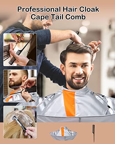 Lictin Waterproof Hair Cutting Cape with Comb - 65cm