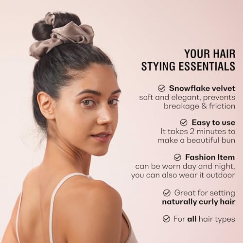 Heatless Curling Scrunchie for Sleep - Soft Hair Roller
