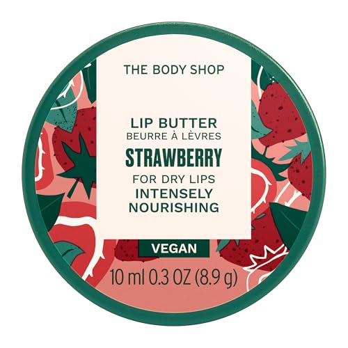 The Body Shop Strawberry Lip Butter Balm, 0.3 oz