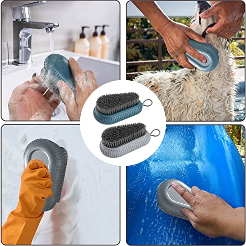 Nail Scrub Brush Set - 2 Heavy Duty Fingernail Cleaning Brushes