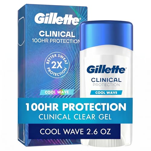Gillette Clinical Antiperspirant Deodorant for Men, 100HR Sweat Protection