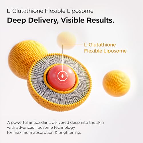 Glutathione 5% Face Serum with 1% Niacinamide & 1% Tranexamic Acid ? Flexible Liposome Tone up Serum for Anti pigmentation & Hydration (1.01 fl oz / 30 ml)
