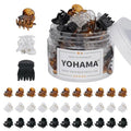 YOHAMA 36 Mini Hair Claw Clips Set - Durable Grip for All Hairstyles