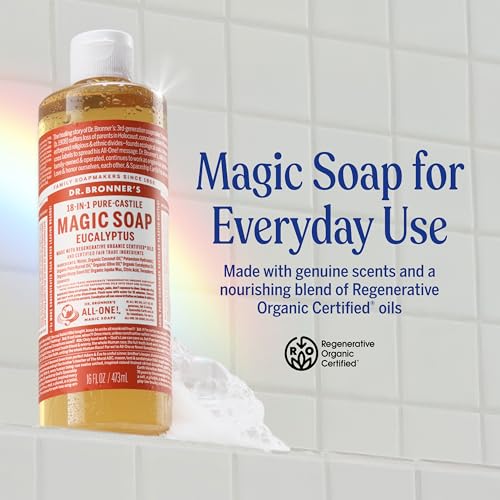 Dr. Bronner's Eucalyptus Castile Liquid Soap 8oz