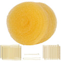 Hair Sponge for Updos & Volume - Bun Maker with 100 Pins
