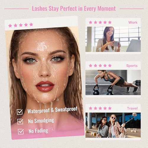 CALAILIS Lash Cluster Glue & Remover Kit - Extra Strong Hold, Long Lasting 4+ Weeks, Gentle Aloe Formula, Professional-Quality Eyelash Extension Kit