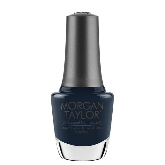 Morgan Taylor Nail Lacquer (Denim Du Jour) Blue Nail Polish, Finger Nail Polish, Long Lasting Nail Polish, Blue Nail Lacquer, Finger Nail Polishes, .5 ounce