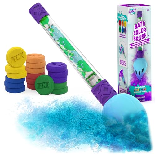 Kids Bath Bomb Set with Color Brush | Nontoxic & Fun Bath Toys