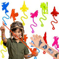 48 Airplane Party Favors - Stick Hands & Temporary Tattoos