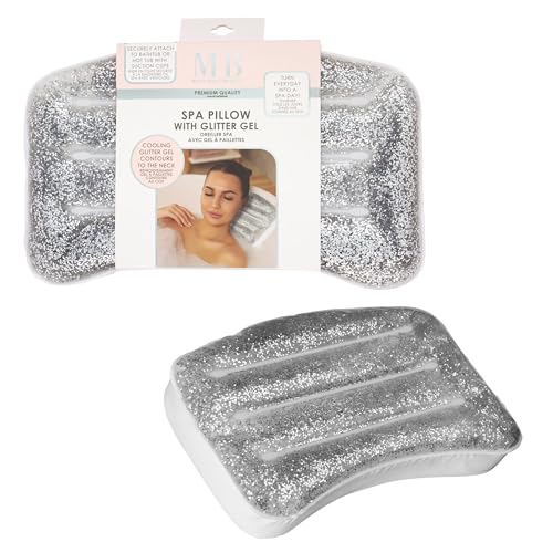 Glitter Gel Cooling Spa Pillow with Suction Cups