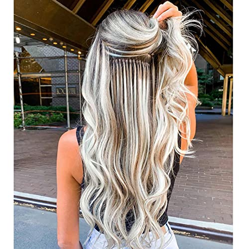 Black Hair Extension Microbeads Silicone Lined 5mm 1000pcs